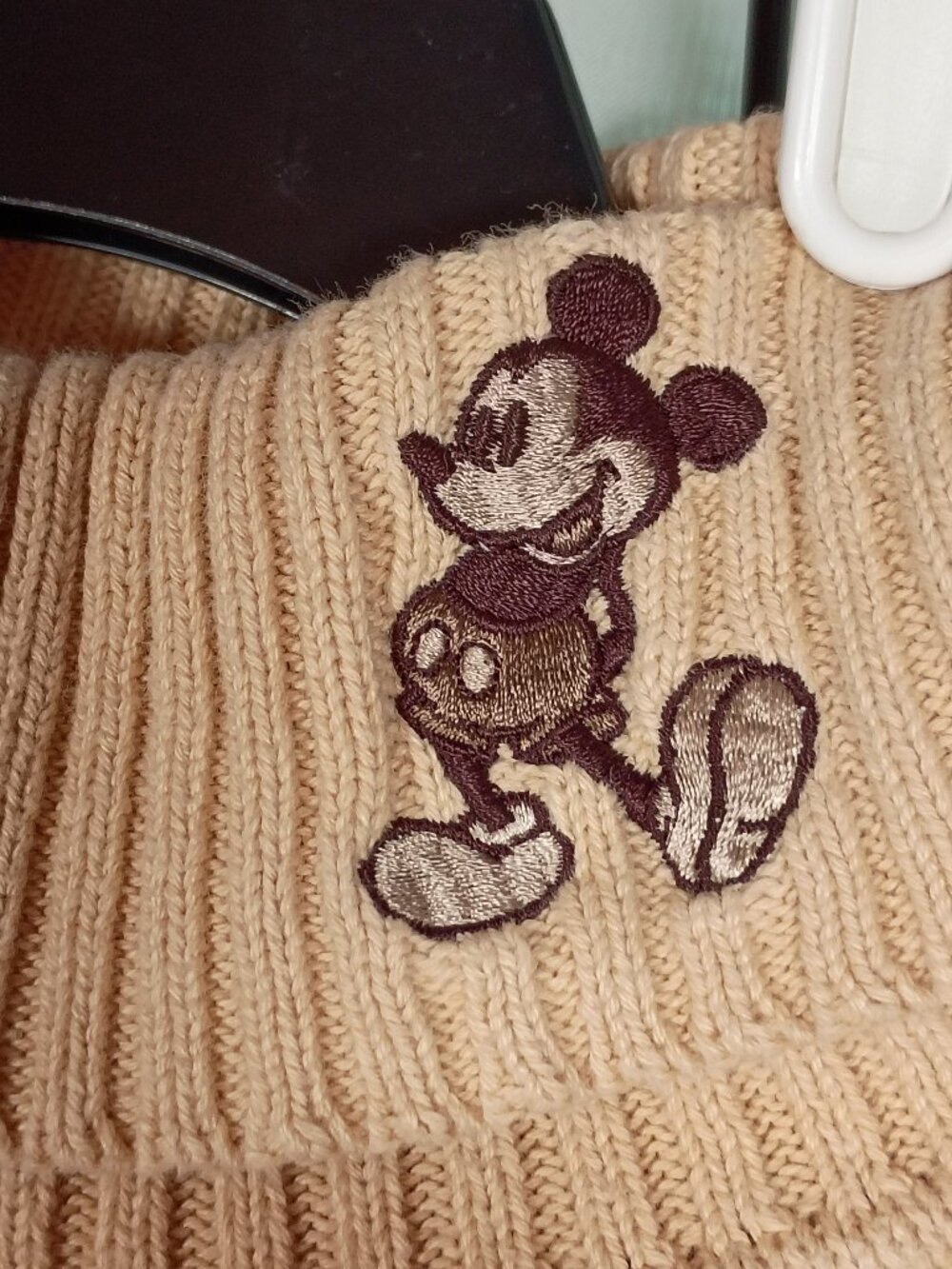 Vintage Disney Sweater with Embroidered Mickey Mouse Size S